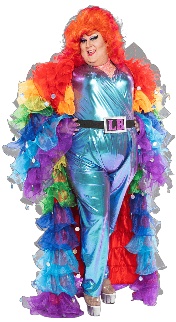 one drag performer appearing in the void